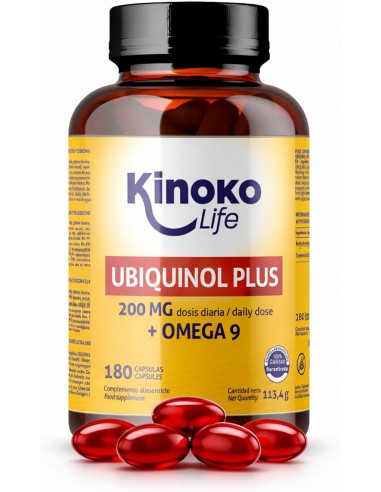Ubiquinol Plus Coenzima Q10 reducida 180 capsulas con Omega 9