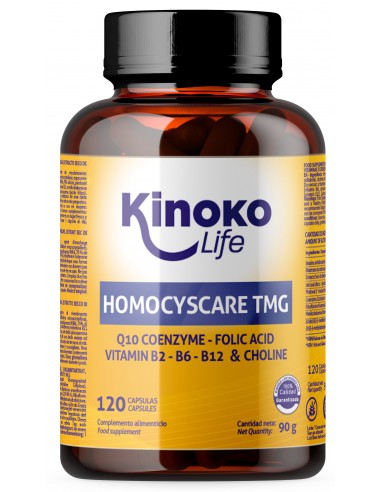Homocyscare TMG Betaina Trimetilglicina 120 caspulas Kinoko Life