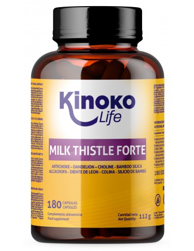 Cardo Mariano - Milk Thistle  con alcachofa y diente de leon 180 capsulas