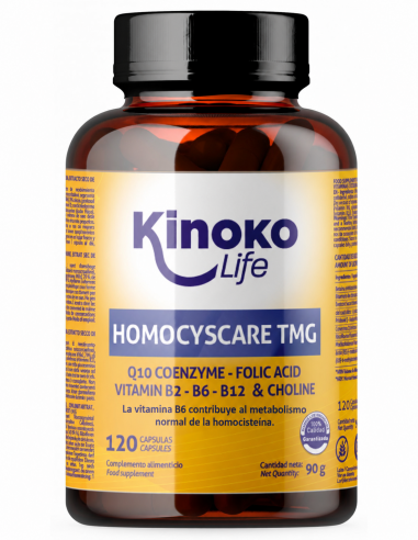 Homocyscare TMG Betaina Trimetilglicina 120 caspulas Kinoko Life